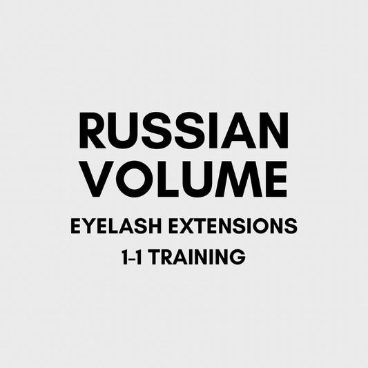 1-1 RUSSIAN VOLUME EYELASH EXTENSIONS BEGINNER COURSE